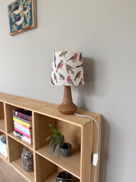 Upcycled vintage bordlampe - Søholm Keramik billede 6