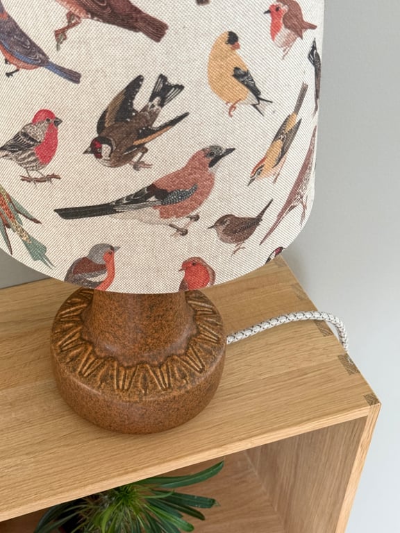 Upcycled vintage bordlampe - Søholm Keramik billede 2