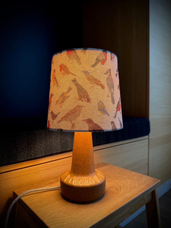 Upcycled vintage bordlampe - Søholm Keramik billede 5