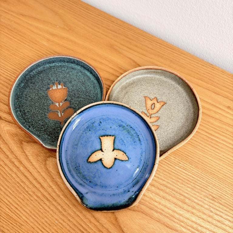 Farverige spoon rests - holder til grydeske billede 8