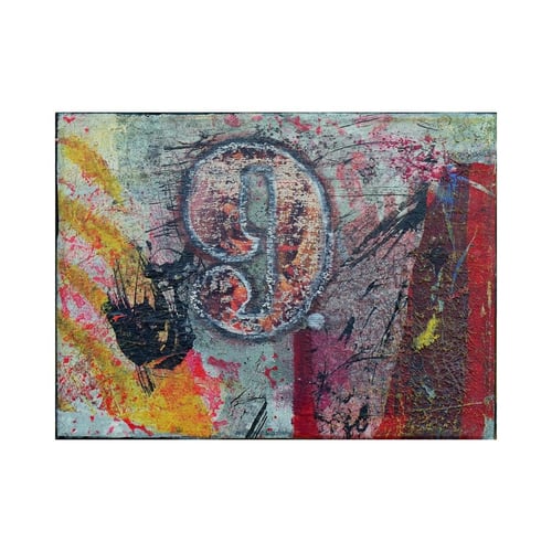 Abstrakt collage mixed/media 9.