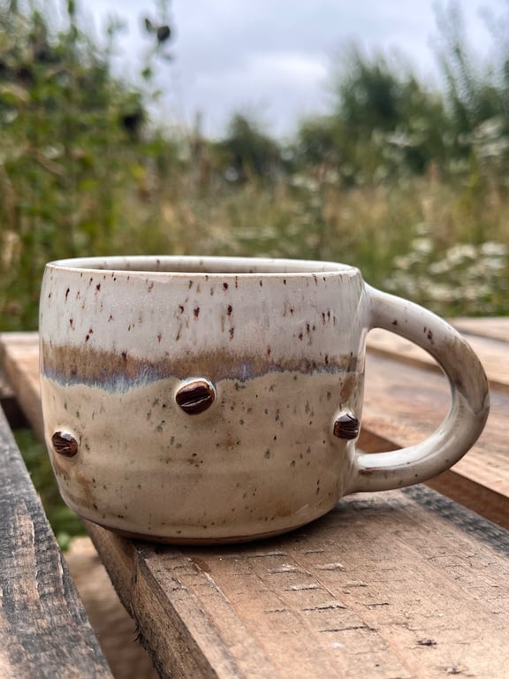 Kaffebønne kop. 300 ml. H: 7 cm