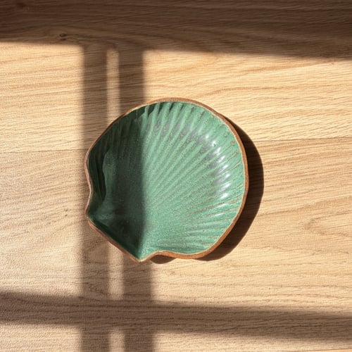 Grøn muslinge-smykkeskål (3)