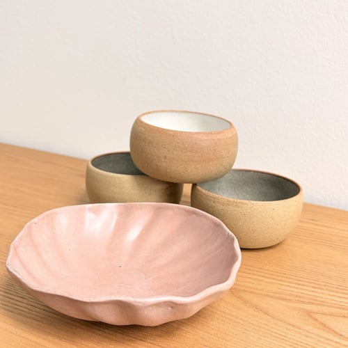 Rosa snack- eller smykkeskål (4)