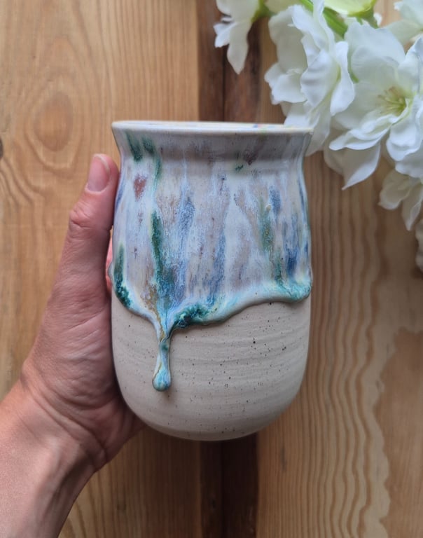 Vase m. Unika glasur 