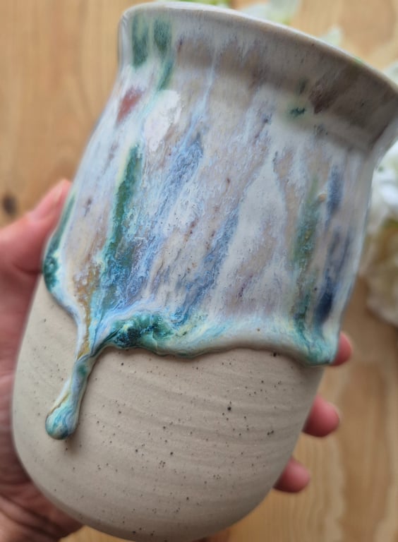 Vase m. Unika glasur  billede 3