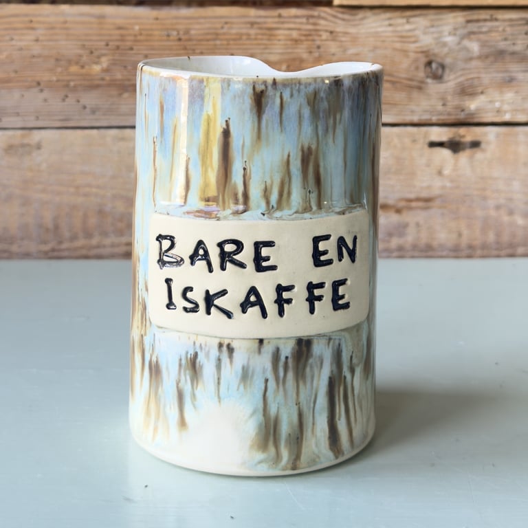 Bare en iskaffe