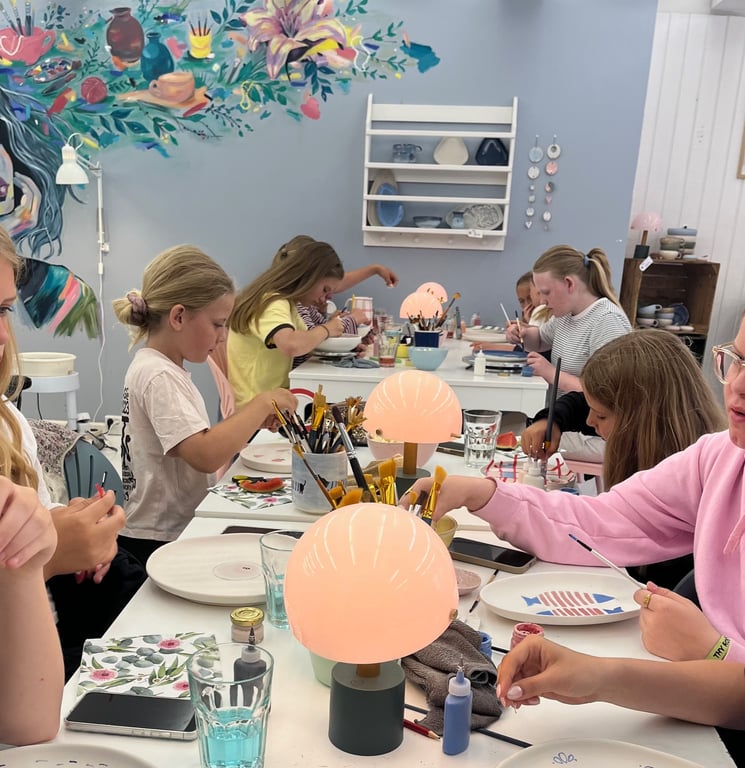  MaleCafè for unge (8-16 år.) 4 måneders kreativt forløb.