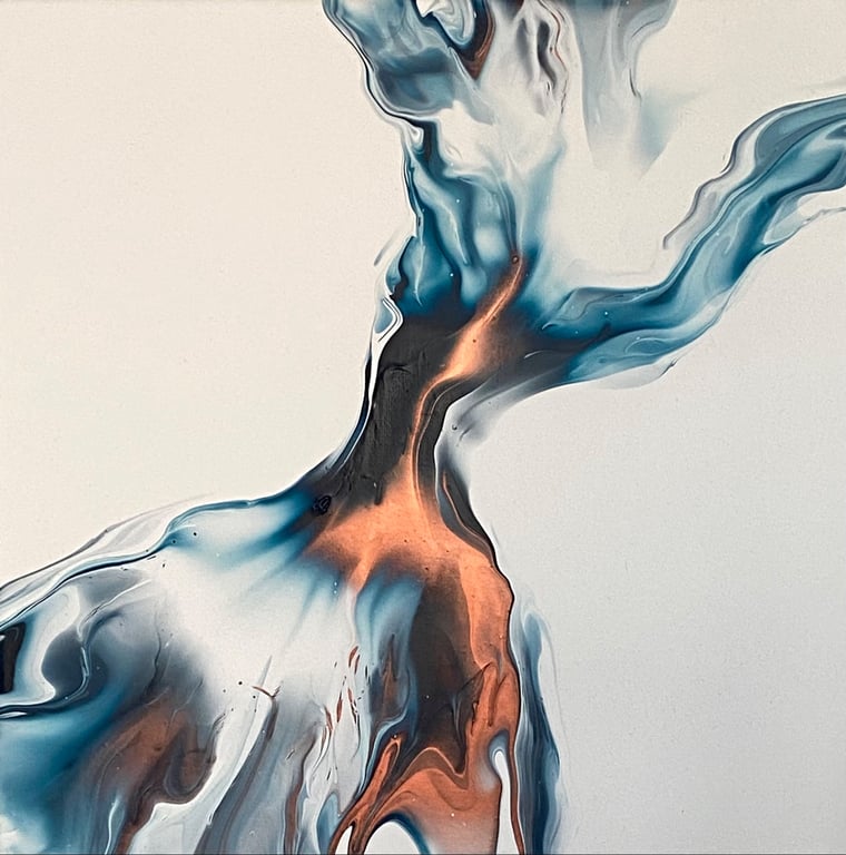 Blue copper flow