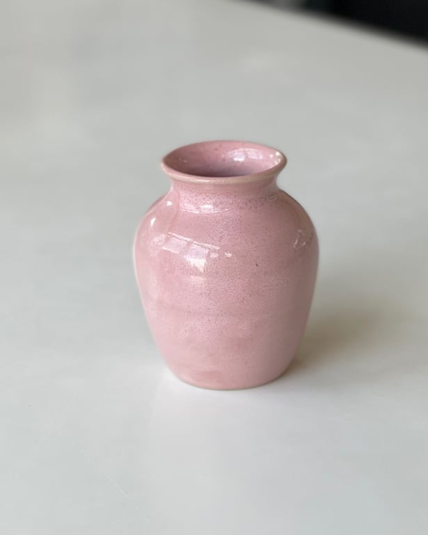 Lille vase, lyserød