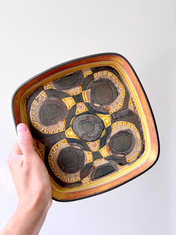 Vintage keramik (fajance) fad - Royal Copenhagen - 22 x 22 cm