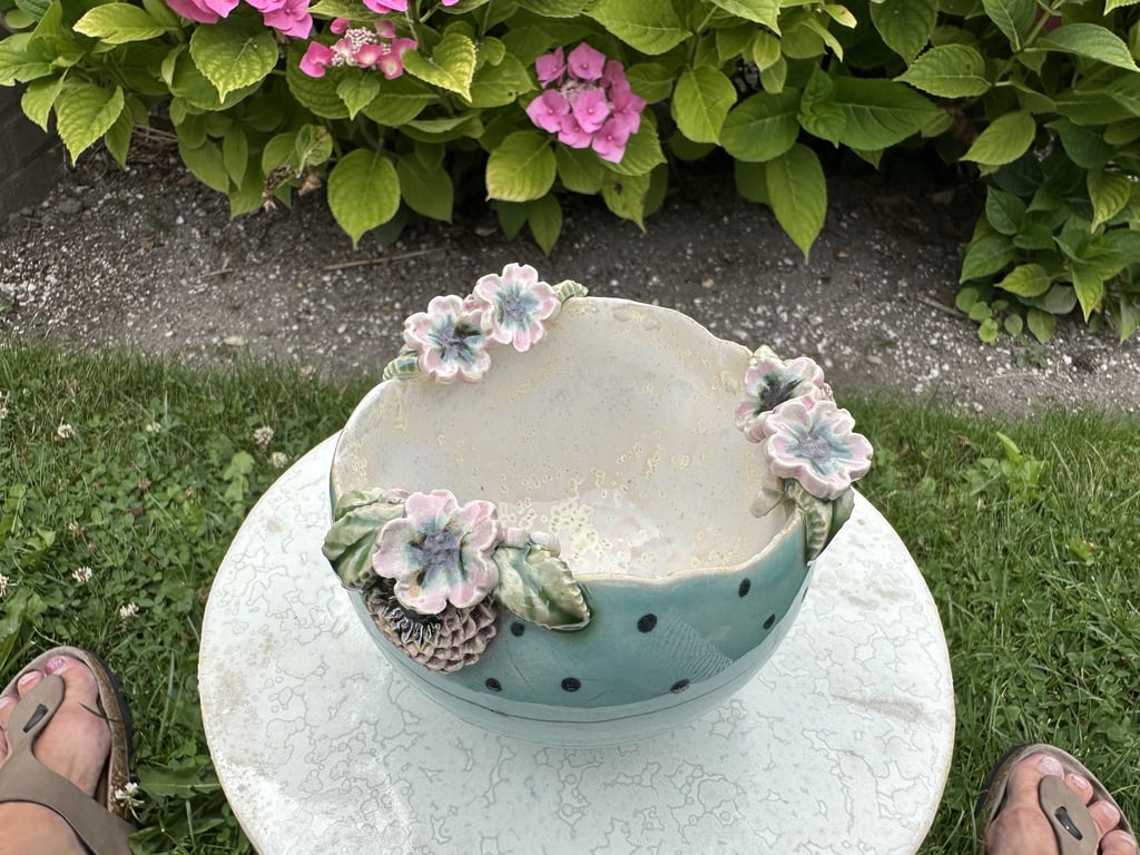 Blomster skål billede 2