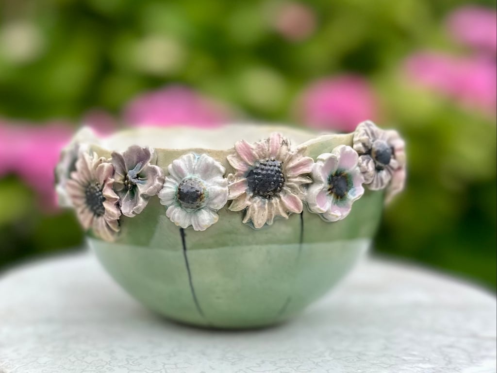 Blomster skål