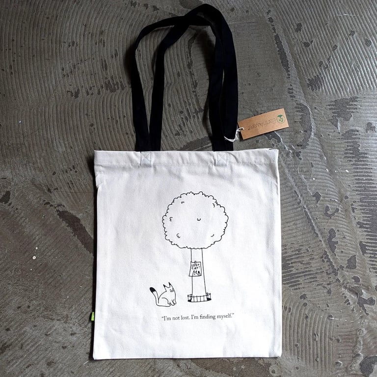 War and Peas, Lost Cat, Økologisk Totebag