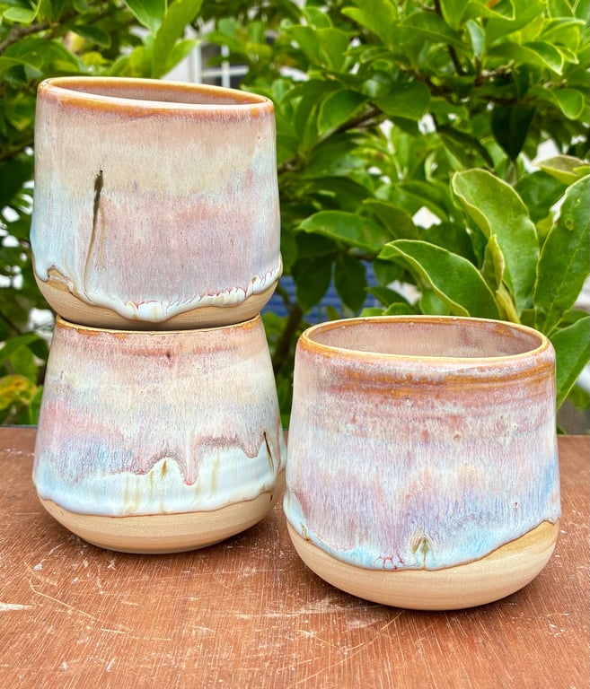 Cracks Blush Tumblers