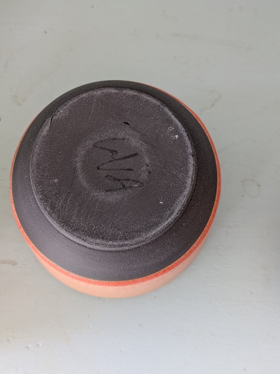 Cappuccino kop orange billede 3