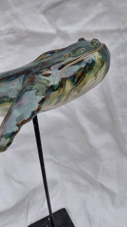 skulptur af pukkelhval billede 3