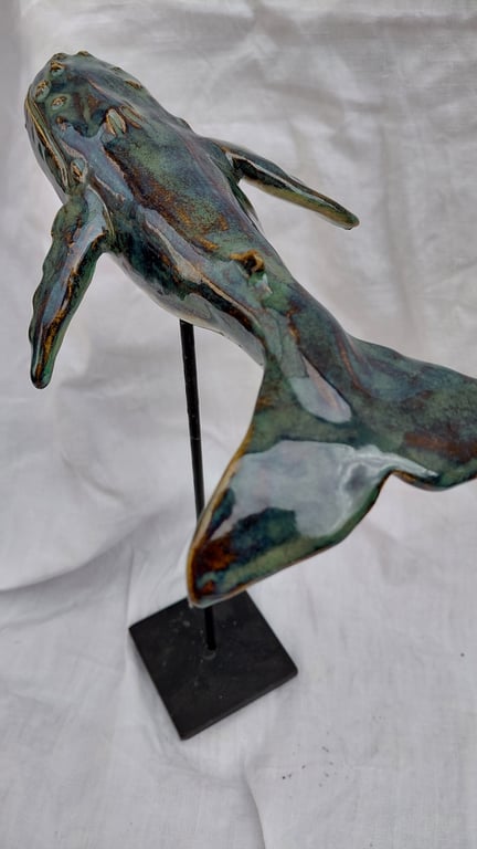 skulptur af pukkelhval billede 6