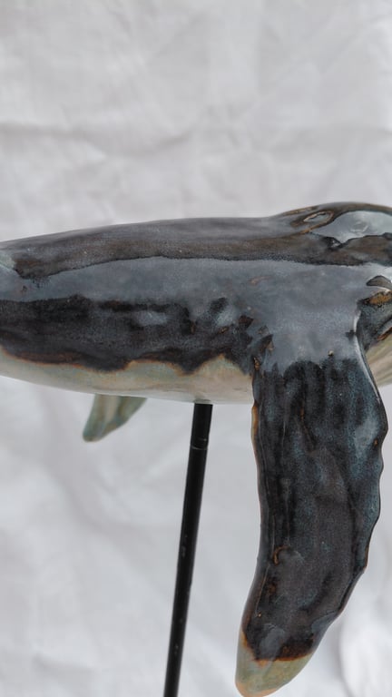 skulptur af pukkelhval  billede 3