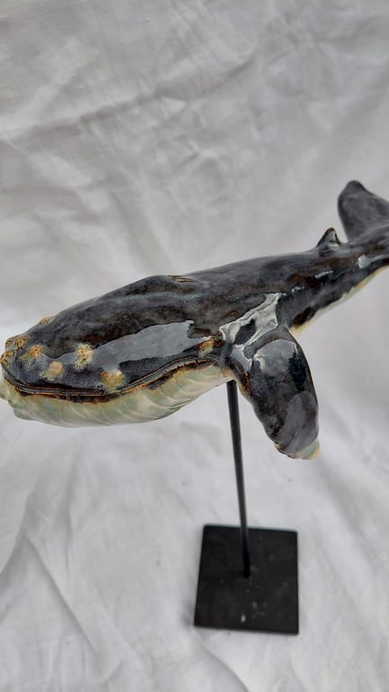 skulptur af pukkelhval  billede 6