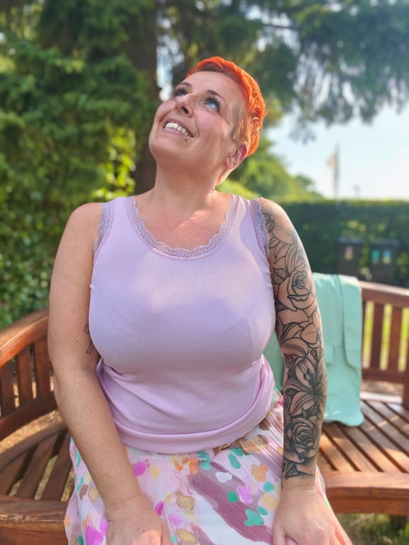Zafia Top Lys Rosa  billede 4