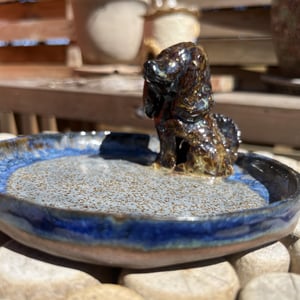 tallerken med hund  – produktbillede