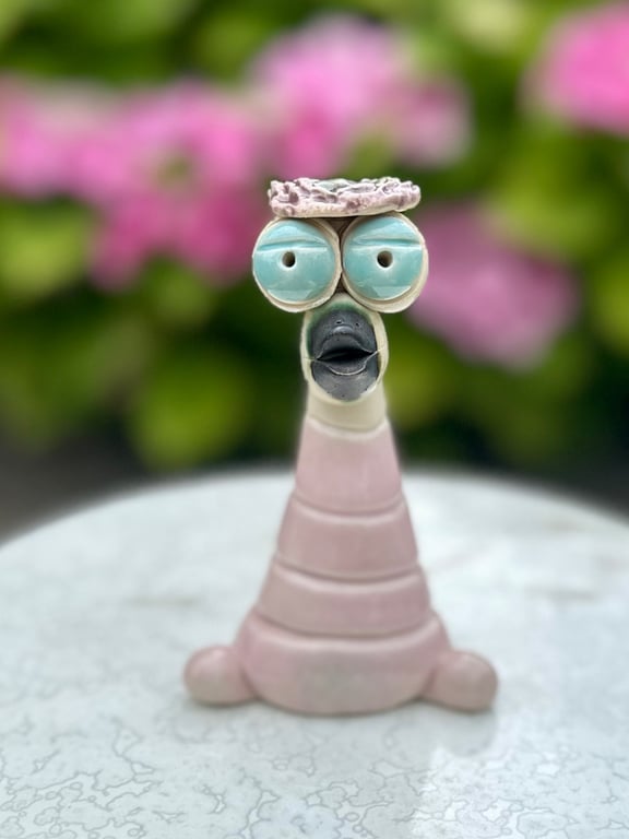 Fugl m blomst