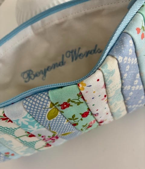 Quiltet Patchwork Pouch 03 billede 3