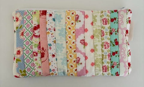 Quiltet Patchwork Pouch 06 billede 2