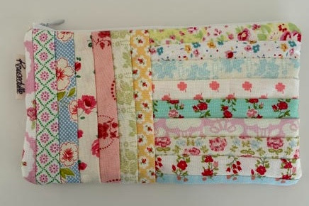 Quiltet Patchwork Pouch 06