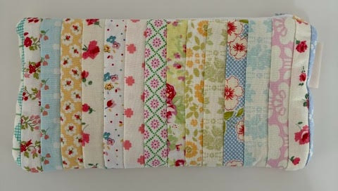 Quiltet Patchwork Pouch 07 billede 2