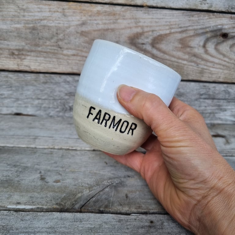 Farmor kop hvid billede 2