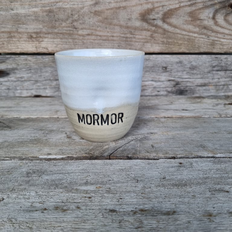 Mormor kop hvid