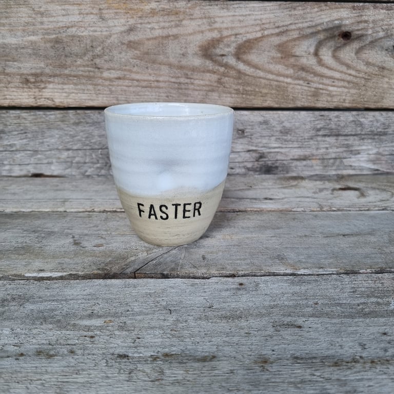 Faster kop hvid