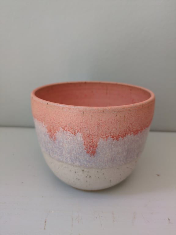 Cappuccino kop orange/beige