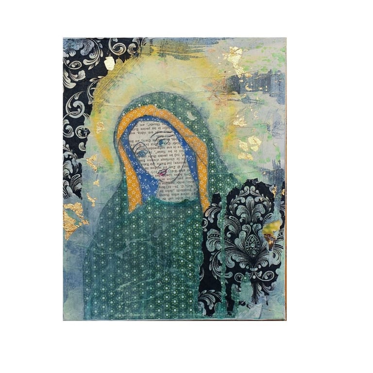 Madonna of the hidden garden
