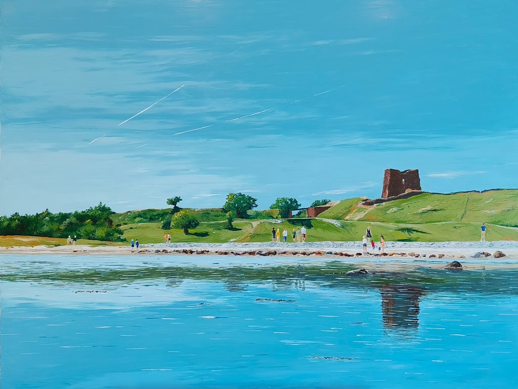 Kalø slotsruin. 90*120