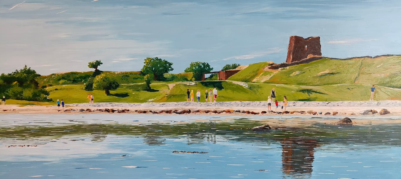 Kalø slotsruin. 90*120 billede 2