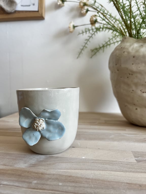 lyseblå blomsterkop billede 2