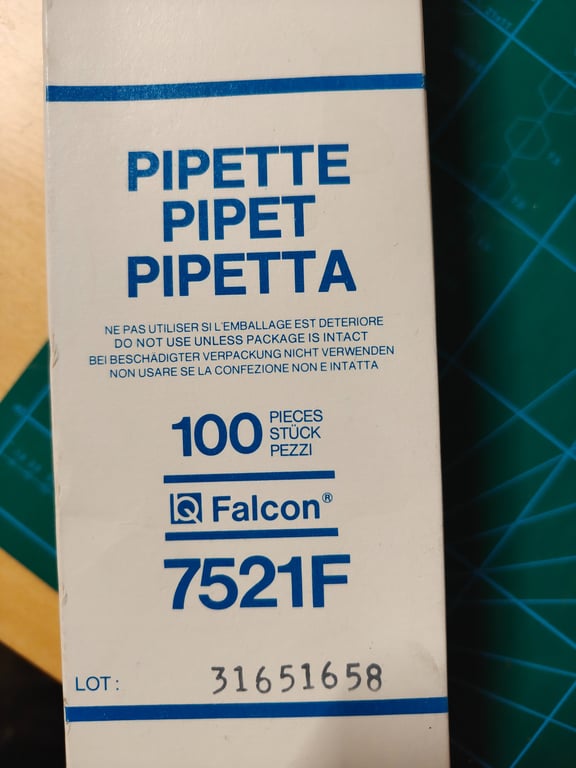 Falcon 7521F serologiske pipetter – 1 ml – 140 stk.