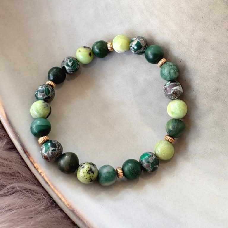 Emerald earth armbånd 6mm