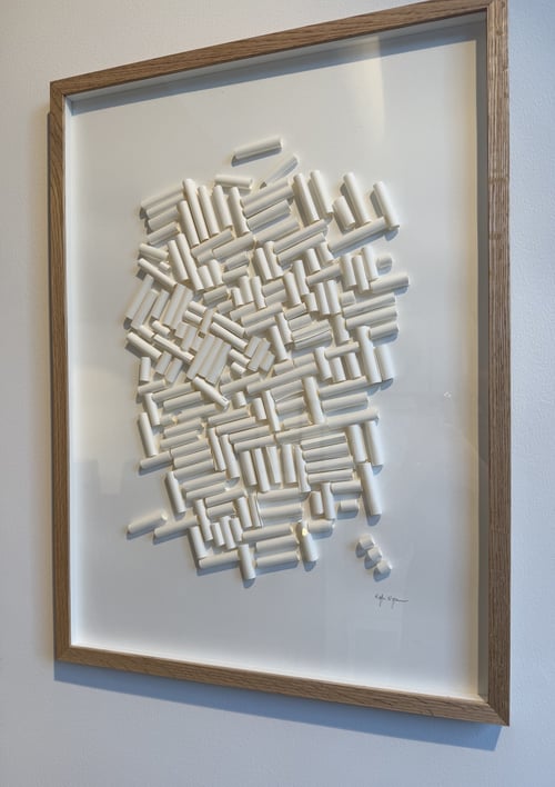 50x70cm, “Quiet order”, relief, indrammet  (3)