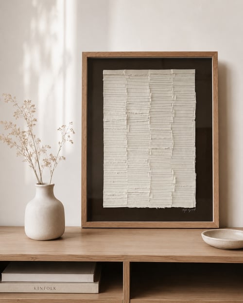 40x50cm, relief, indrammet  (1)