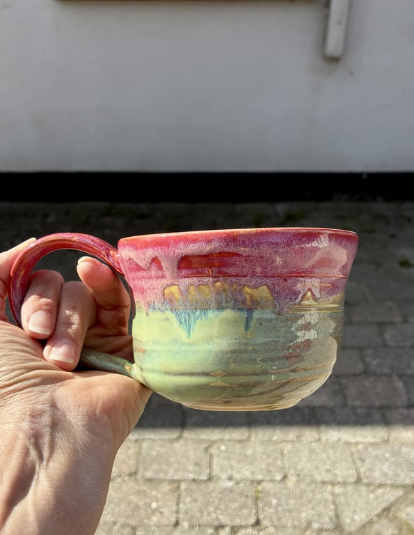 Aurora pink/green– Stor tekop billede 2
