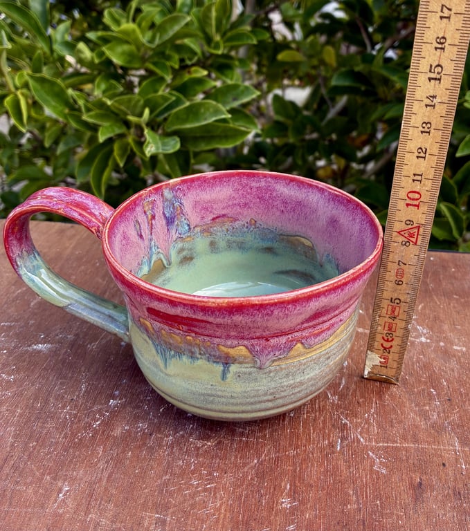 Aurora pink/green– Stor tekop billede 4