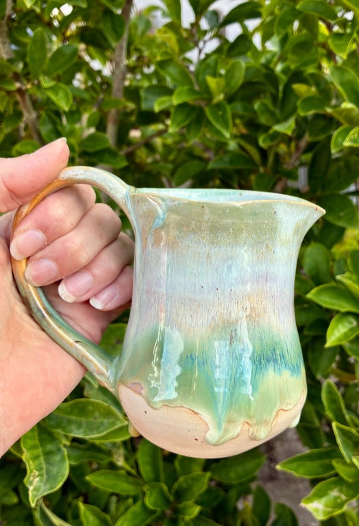 Morning Mist – hånddrejet kande billede 3