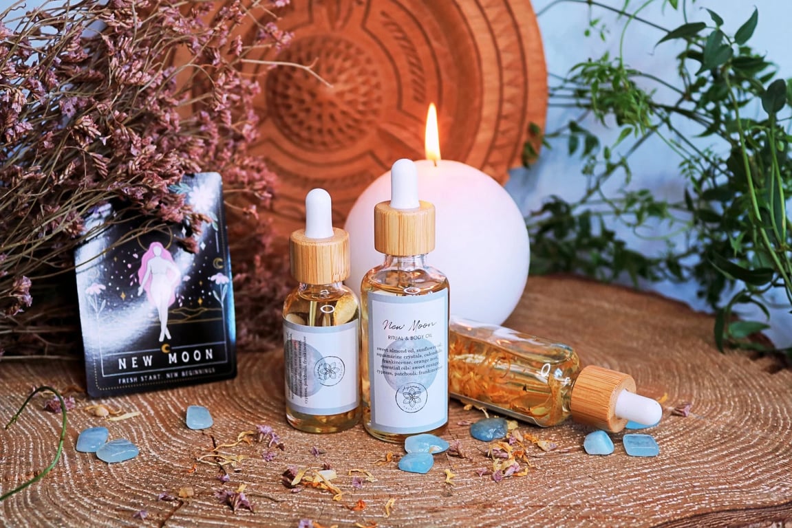 New Moon Oil | nye begyndelser og indre klarhed