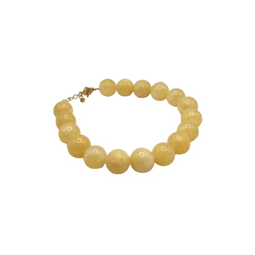 Topaz jade armbånd - 10 mm