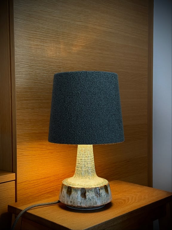 Upcycled vintage bordlampe - Søholm Keramik billede 2