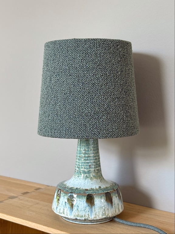 Upcycled vintage bordlampe - Søholm Keramik